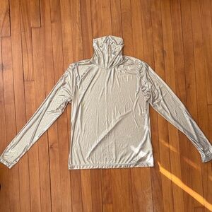 H&M Metallic Long Sleeve Top